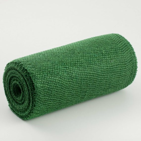 Burlap And Jute Deco Mesh |   10" Jute Net Burlap Ribbon: Emerald Green (10 Yards) Burlap And Jute Deco Mesh Burlap And Jute Deco Mesh