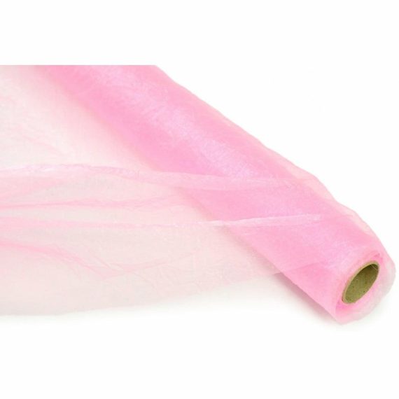 Crinkle Sheer |   24" Crinkle Sheer Fabric Roll: Pink (10 Yards) Crinkle Sheer Crinkle Sheer