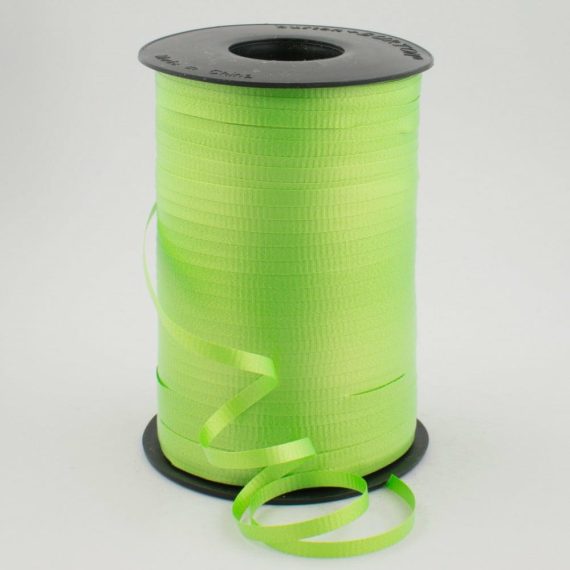 Curling Ribbon |   3/16" Curling Ribbon Crimped: Citrus Green (550 Yards) Curling Ribbon Citrus Green