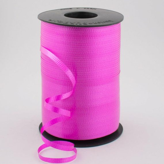 Curling Ribbon |   3/16" Curling Ribbon Crimped: Hot Pink (550 Yards) Curling Ribbon Curling Ribbon