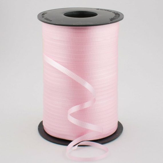 Curling Ribbon |   3/16" Curling Ribbon Crimped: Pastel Pink (550 Yards) Curling Ribbon Curling Ribbon