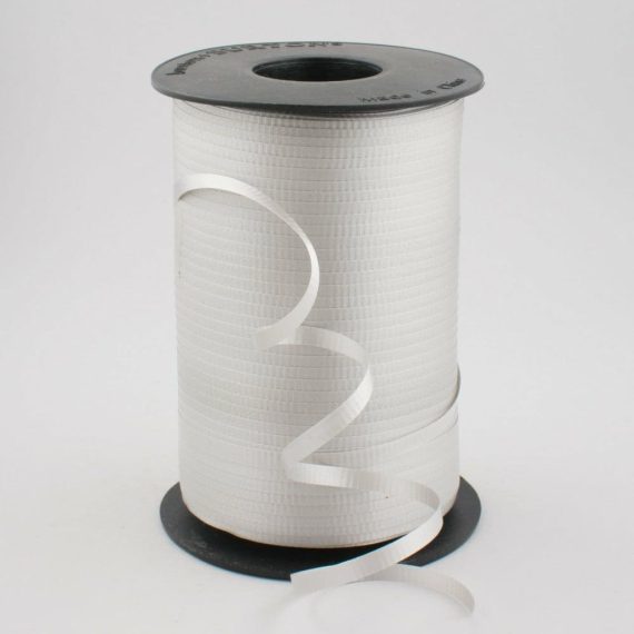 Curling Ribbon |   3/16" Curling Ribbon Crimped: Silver (550 Yards) Curling Ribbon Curling Ribbon