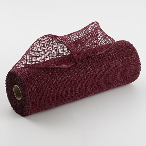 Fabric Mesh |   10" Fabric Mesh: Burgundy Deco Mesh Burgundy,Wine