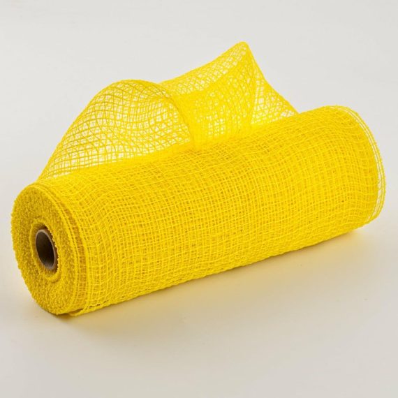 Fabric Mesh |   10" Fabric Mesh: Daffodil Yellow Deco Mesh Daffodil Yellow