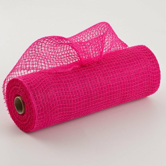 Fabric Mesh |   10" Fabric Mesh: Fuchsia Deco Mesh Fabric Mesh