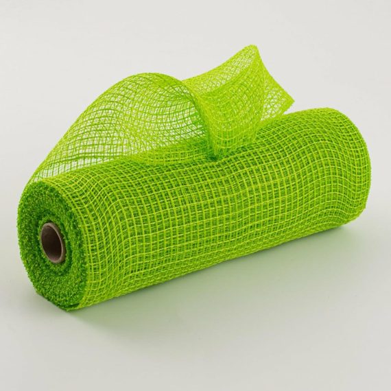 Fabric Mesh |   10" Fabric Mesh: Lime Deco Mesh Fabric Mesh