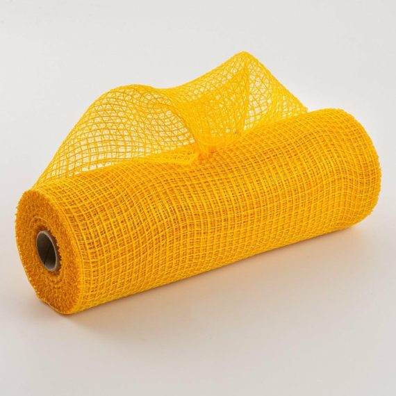 Fabric Mesh |   10" Fabric Mesh: Sunflower Yellow Deco Mesh Fabric Mesh