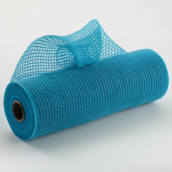 Fabric Mesh |   10" Stripe Fabric Mesh: Turquoise Deco Mesh Blue,Turquoise