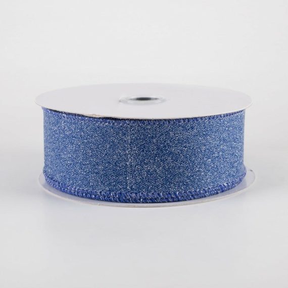 Fabric Ribbon |   1.5" Crystal Shine Ribbon: Royal Blue (10 Yards) Fabric Ribbon Fabric Ribbon