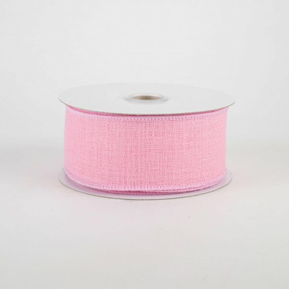 Fabric Ribbon |   1.5" Gauze Ribbon: Light Pink (10 Yards) Fabric Ribbon Fabric Ribbon