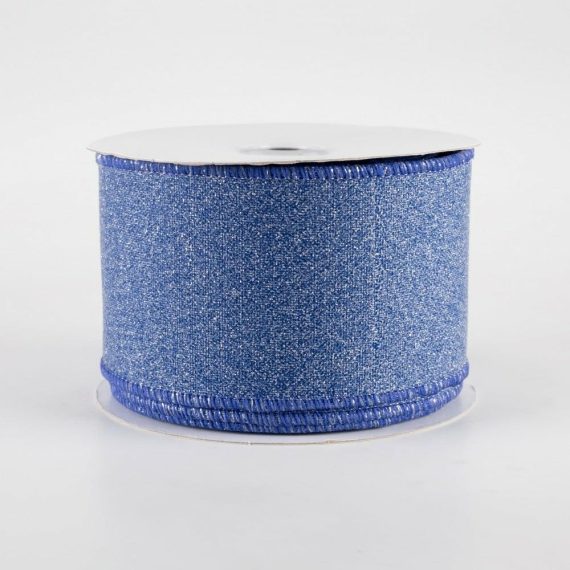 Fabric Ribbon |   2.5" Crystal Shine Ribbon: Royal Blue (10 Yards) Fabric Ribbon Fabric Ribbon