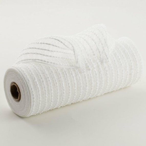 Poly Deco Mesh |   10" Snowdrift Deco Mesh: White Deco Mesh Poly Deco Mesh