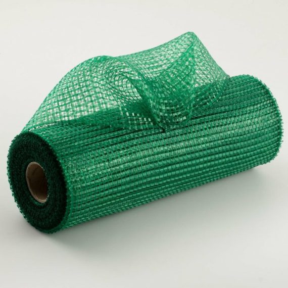 Poly Deco Mesh |   10" Wide Strip Mesh: Emerald Green Deco Mesh Emerald Green