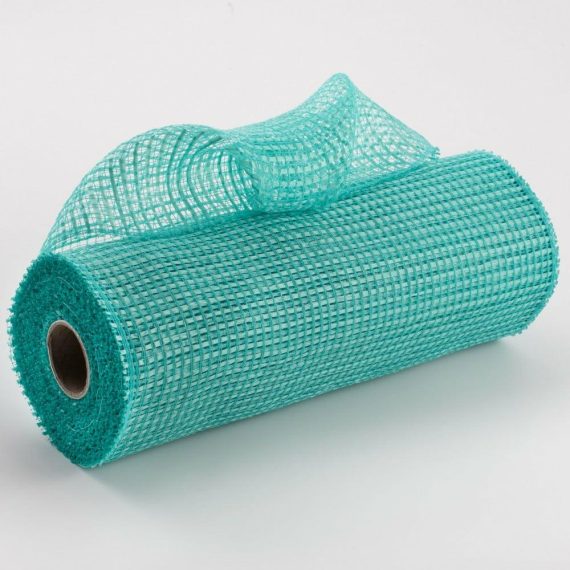 Poly Deco Mesh |   10" Wide Strip Mesh: Light Teal Deco Mesh Poly Deco Mesh