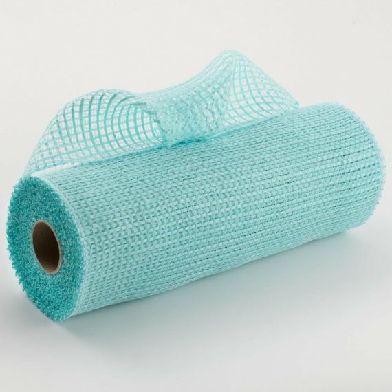 Poly Deco Mesh |   10" Wide Strip Mesh: Robin Egg Blue Deco Mesh Blue,Aqua,Robin's Egg Blue