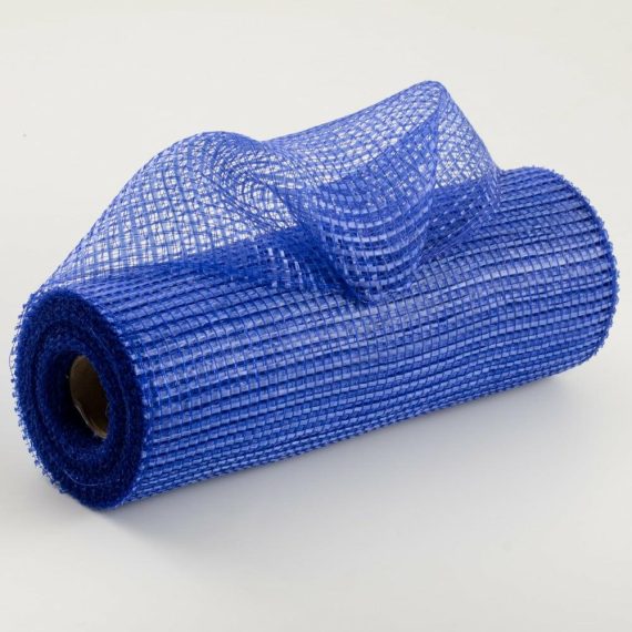 Poly Deco Mesh |   10" Wide Strip Mesh: Royal Blue Deco Mesh Poly Deco Mesh