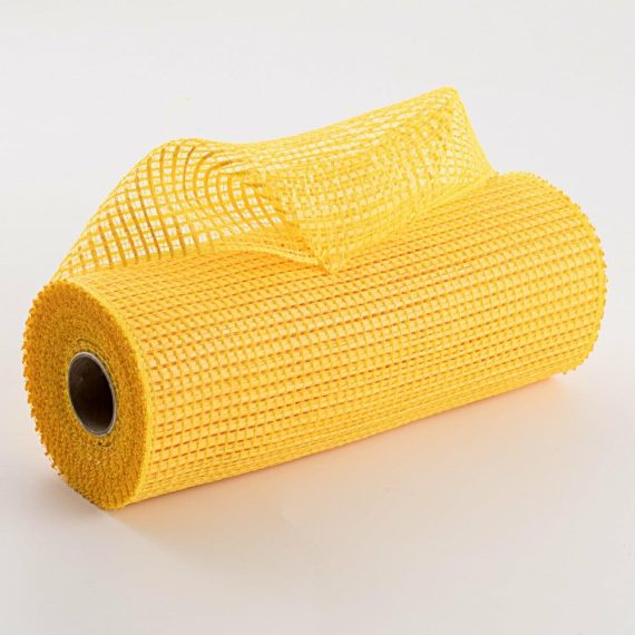 Poly Deco Mesh |   10" Wide Strip Mesh: Yellow Deco Mesh Poly Deco Mesh