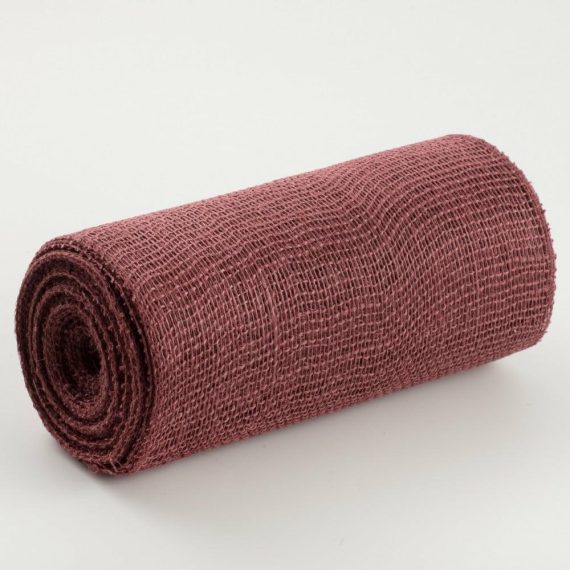 Burlap And Jute Deco Mesh |   10" Jute Net Burlap Ribbon: Dusty Rose (10 Yards) Burlap And Jute Deco Mesh Burlap And Jute Deco Mesh