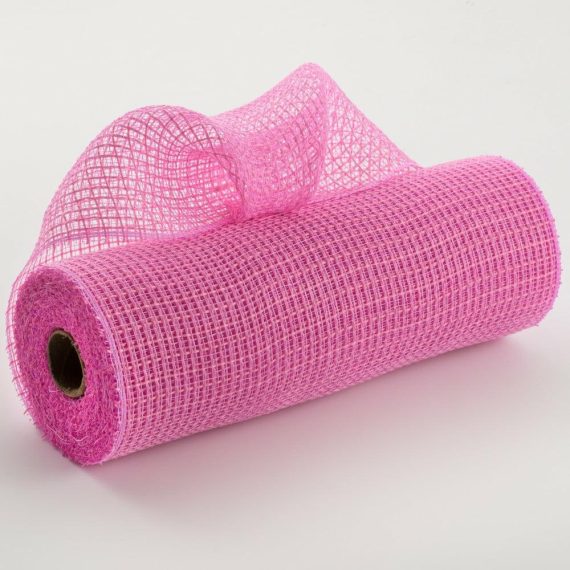 Fabric Mesh |   10" Check Fabric Mesh: Pink Deco Mesh Fabric Mesh