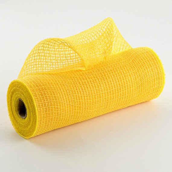 Fabric Mesh |   10" Check Fabric Mesh: Yellow Deco Mesh Fabric Mesh