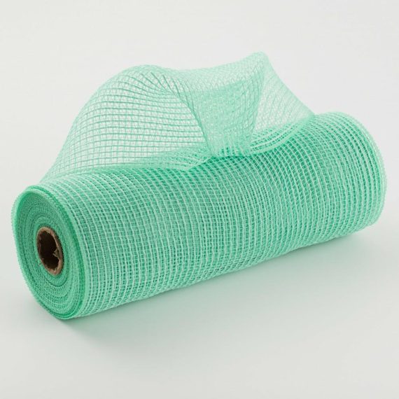 Fabric Mesh |   10" Stripe Fabric Mesh: Mint Green Deco Mesh Fabric Mesh